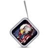 FekiLoot America US Flag Bald Eagle CD Case,Hard Plastic CD Storage,Portable DVD Wallet,Portable DVD, Holder VCD Organizer Wallet,Protective VCD Storage view 3