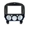 Car Stereo Navigation Frame for Mazda 2 2010 9", Car Radio Stereo Mounting Fascia Panel Dash Kit Radio Install kit,Bezel view 2