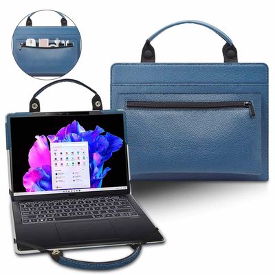 Laptop Protective Case Sleeve for Acer Aspire Go 15 AG15-32P AG15-32P-39R2 with Portable Bag with Bag Handle,Blue