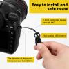 6 Pcs Black Quick Release Camera Strap QD Loops Connector Adapter Adjustable Quick Release Buckles Camera Quicks Releases Lanyard Clip for All Compact Digital Cameras Binoculars Drone Remote Control view 3