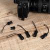6 Pcs Black Quick Release Camera Strap QD Loops Connector Adapter Adjustable Quick Release Buckles Camera Quicks Releases Lanyard Clip for All Compact Digital Cameras Binoculars Drone Remote Control view 4