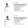 1pcs Floor-Standing Monitor Keyboard Tray Stand Computer Display Workstation Bracket W815(W815A1) view 4