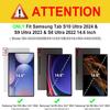 Case for Samsung Galaxy Tab S10 Ultra/S9 Ultra/S8 Ultra 14.6" 2024/2023/2022, Slim Folding Stand Cover with Auto Wake/Sleep for Samsung Galaxy 14.6 inch Sunflower Butterfly view 2