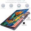 Case for Samsung Galaxy Tab S10 Ultra/S9 Ultra/S8 Ultra 14.6" 2024/2023/2022, Slim Folding Stand Cover with Auto Wake/Sleep for Samsung Galaxy 14.6 inch Sunflower Butterfly view 3