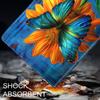 Case for Samsung Galaxy Tab S10 Ultra/S9 Ultra/S8 Ultra 14.6" 2024/2023/2022, Slim Folding Stand Cover with Auto Wake/Sleep for Samsung Galaxy 14.6 inch Sunflower Butterfly view 4