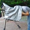 KoiLykke Telescope Dust Cover for Astronomical Telescope, Waterproof Windproof Rain Sun Protection Hood, Silver Oxford Cloth Foldable Cover, 100x75cm view 4
