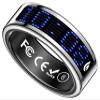 Yihou Smart Ring with Display Heart Rate Monitor Sleep Tracking Step Counter Call Number Display Multi-Sport Modes Gesture Control IP68 Waterproof Fitness Ring Health Tracking Ring for Men Women view 1