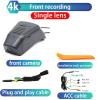 Toiumops Dash Cam for Volvo EC40 C40 Recharge 2021-2024, 4K 2160P Car DVR Dash Cam with Night Vision(with 64G SD Card) view 2