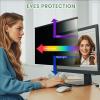 [2 PACK] Eliwhale 32 Inch Removable Hanging Computer Privacy Screen Protector for 16:9 Widescreen Monitor - Matte Anti-Glare bluelight, 30 Anti-Spy for LG HP Acer and More width*height:723*429mm(28.4*16.8 inch) view 2