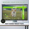 [2 PACK] Eliwhale 32 Inch Removable Hanging Computer Privacy Screen Protector for 16:9 Widescreen Monitor - Matte Anti-Glare bluelight, 30 Anti-Spy for LG HP Acer and More width*height:723*429mm(28.4*16.8 inch) view 4