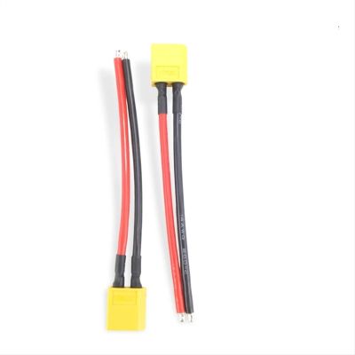 10cm Silicone PVC 14AWG Wire, Suitable for Remote Control Cable Connector Accessories. distintivo(TX60-M-10CM 2PCS)