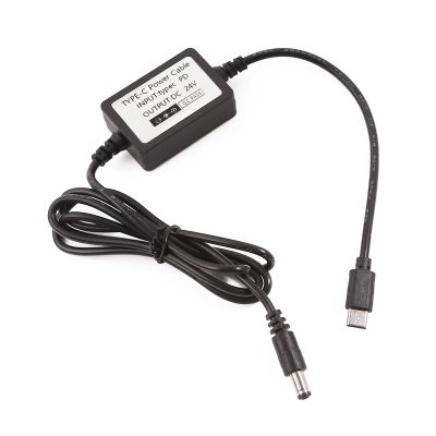 cunueae to DC24V Power Cable, 5.5x2.1mm, Charging Extension Cable Suitable for Cameras, LED Lights, and Monitors