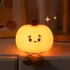 Cute Pumpkin LED Night Light, 3 Level Dimmable Nursery Nightlight, Silicone Soft Light Lamp Gift, Rechargeable Bedroom Touch Lamp for Breastfeeding, Kids, Girl, Boy, Halloween Decor (Pumpkin Shape) view 1