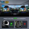 15.6 inch 4K Android 14.0 Car TV Headrest Monitor for Cars Back seat Rear Entertainment System, Support Phone Wireless Mirror Link Touch Screen,with WiFi/Bluetooth/HDMI/USB/Video Player (2 Sets) view 2