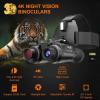 SKIOVEMI NV8300 Military Tactical Night Vision Binoculars Goggles for Adults, 3D 36MP 4K Head Mounted NVG Infrared Digital Night Vision Goggles with 8X Digital Zoom & 32GB Memory Card view 2