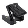 Portable Adjustable 3 Folding Flex Tilt Tripod Head, Quick Release Plate for Camera DSLR, Aluminum Alloy Tripod Mount with Bubble Level, 180 Degree Tilt Movement for Stable Shootin view 3