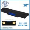 2015-2023 Chevy Colorado Crew Cab Dual Sealed Sub Box Ground-Shaker Subwoofer Enclosure Custom Speaker Box Car Audio Ground Shaker (Blue, 10") view 2