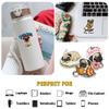 12pcs Pug Dog Stickers Pack for Kids, Teens & Dog Lovers  Cute Pug Aesthetic Vinyl Decals for Water Bottle, Laptop, Journal, Scrapbook, Gift for Pug Lovers Hydro Flask & Journaling 3 Inches view 3