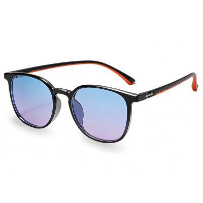 Qlonn Color Blind Glasses for Men, Color Vision Deficiency Correcting & Enhancing Glasses for Red-Green Colour Blindness (Glossy Jet Black)