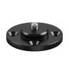 1/4 Aluminum Alloy Mounting Platform Fixing Base for Video Blogging Gear and Desktop Device Installation DSLR Light Stand Mounting Bracket view 1