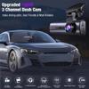 4-in-1 USB-C Car Charger + 4K 3-Channel Dash Cam with 64GB SD Card, Front/Rear 1080P, G-Sensor/Night Vision - Christmas Offer (32GB Card+USB C Car Charger) view 3