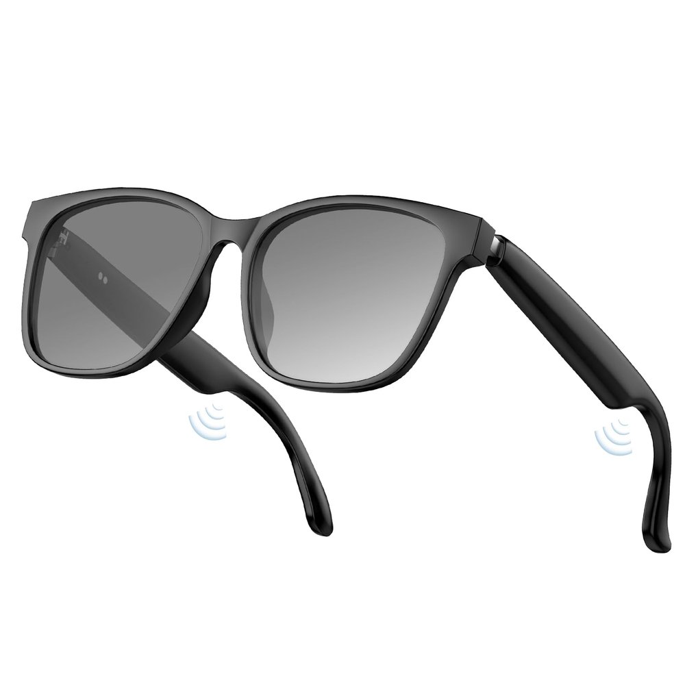 Bluetooth Smart Glasses Smart Wireless Headphone Glasses,Sunglasses for Men Women,Built-in Mic & Open Ear Speakers Glasses,Hands-Free Calls Sunglasses for iPhone Android,Great for Friends Family
