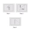Foldable Home Theater Projector Screen 16:9 Aspect Ratio Polyester High Contrast Ratio Ideal for Bright Room Environment AntiGlare Projection Screen view 3