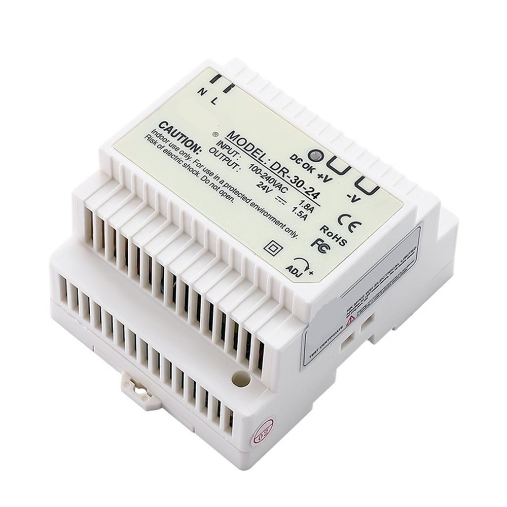 DR-30-24 24v Dc Power Supply Din Rail AC to DC 30W Transformer Industrial DIN-Rail 24V 1.25 Amp Switch