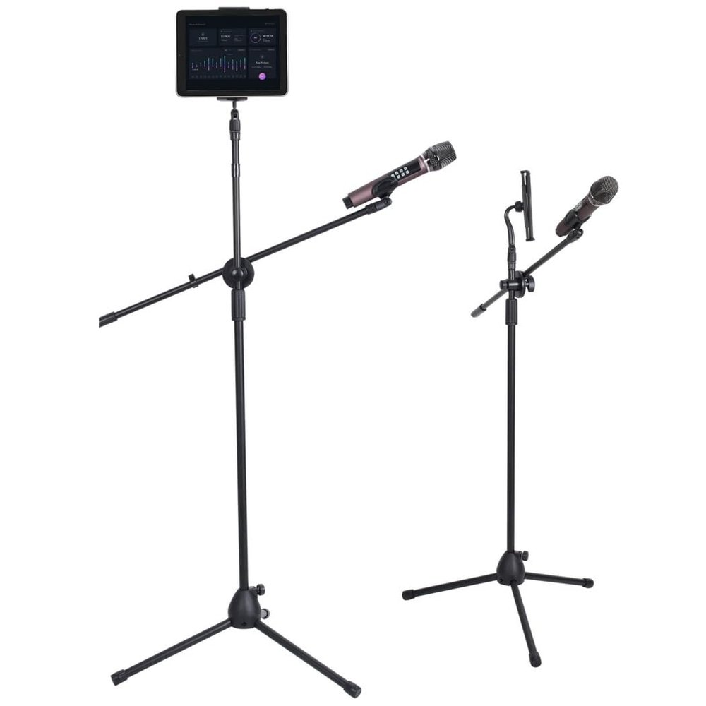 Sacolin Adjustable Height Angle Tablet Tripod, Portable Microphone