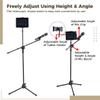 Sacolin Adjustable Height Angle Tablet Tripod, Portable Microphone view 3