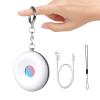ORGMASTER Multi-Functional Personal Safety Alarm, Smart Infrared Detection, Detects Various Cameras, Intrusion Prevention Guard, Loud 110 dB Safety Keychain for Women, Seniors, College Girls, White view 1