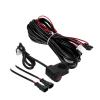 Tiy For Led Work Light Relay Wiring Harness Car Auto Led Motorcycle Motorbike Headlights Spotlight Wire Cable Switch Kit 1.6M 2.(1.6M) view 1