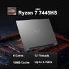 ASUS TUF Gaming A16 Laptop 16" WUXGA IPS 144Hz AMD 6-core Ryzen 7 7445HS 16GB RAM 512GB SSD GeForce RTX 4050 (Up to 194 AI Tops) RGB Backlit USB4 Two-Way AI Noise Cancelation Win11Pro ICP Hub view 3