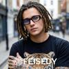 FEISEDY Retro Trendy Blue Light Glasses Women Men Vintage 90s Small Narrow Square Eyeglasses B0316 view 3