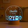 Burst Bird Personalized Baby Gift Name Night Light for Kids Girls Boy - Cutomized Nursery Night Light with 7 Colors Changing Mode & Stepless Dimming Includes Remote, Laser Engraved in The USA view 1