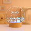 Burst Bird Personalized Baby Gift Name Night Light for Kids Girls Boy - Cutomized Nursery Night Light with 7 Colors Changing Mode & Stepless Dimming Includes Remote, Laser Engraved in The USA view 2