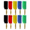 10PCS 2mm Stackable Electrical Terminal Connectors, Gold Plated Copper with Insulating PE Shell, Screw or Weld Connection, Oxidation Resistant view 3