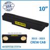 2015-2023 Chevy Colorado Crew Cab Dual Sealed Sub Box Ground-Shaker Subwoofer Enclosure Custom Speaker Box Car Audio Ground Shaker (Yellow, 10") view 2