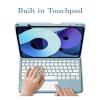 kaitesi Keyboard Case for iPad Pro 11 inch (M5/M4, 2025/2024), Touchpad Detachable Color Keyboard with Trackpad Slim Leather Smart Cover Supports Pencil Charging,Black view 3