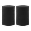2PCS Foam Speaker Port Bungs For Rear Bass Reflex Ports 35/44/55/60/65mm Diameter 50/65/50/60mm Height Black Open Cell Foam To Reduce Boomy Bass (65x60) view 1