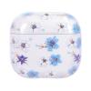 AKABEILA Compatible with Case Apple AirPods Pro 3, Cute Patterns Hard PC Custom Designer Case Clear Shockproof [Front LED Visible] Anti-Fall Full Protector Gardenia view 1
