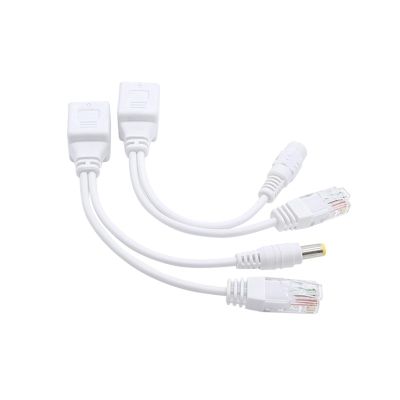 Passive Injectors and Splitter Injectors Splitter with RJ45 DC5.5x2.1mmConnector for Ethernet Power Over