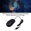 ASHATA USB Fingerprint Reader Mouse, Fast and Secure Login with 360 Degree Fingerprint Recognition Advanced Biometric Protection Instant Authentication, for PC Laptop view 2