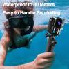 4K Mini Dual Screen Sports Camera, 128G HD Thumb Action Camera, 130Wide Body Cameras with Audio and Video Recording for Running Cycling Swimming Hiking Adventures (128G+Waterproof Case) view 3
