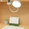 Jwthee Clip on Light, LED Clip Desk Lamp USB Eye Caring Reading Light Dimmable Night lamp for Desk, Bed Headboard and Computers (Rechargeable Plug in Dual Use) view 4