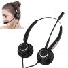 BAFOVY Call Center Headphones USB Headset with Microphone Noise Cancelling, Comfortable 180 Earmuff for Computer Telephone, Adjustable Volume & Mute Function, Lightweight Long view 4