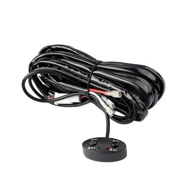 3 Pin LED Light Bar Wiring Harness 3 Lead Wiring Harness With 12V 40A Relay Control One Light Compatible With Led Work Lamp Different Modes
