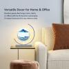 Cordore 3D Moving Sand Art Desk Lamp 3D Moving Sand Art Rotating Hourglass Decoration Creative Art Creative Sea Glass Quicksand Painting Night Light (Blue White, Plug-in Style) view 4