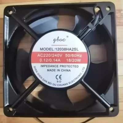 12038HA2SL AC220/240V 0.12/0.14A 18/20W 4.72in4.72in1.5in Cooling Fan