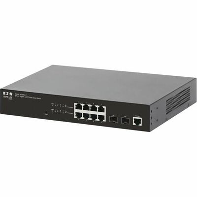Tripp Lite Series 8-Port Managed Gigabit Ethernet Switch - Layer 2, 1 Gbps, 2X GbE SFP Ports, 1U Rack/Desktop - 8 Ports - Manageable - Gigabit Ethernet - 10/100/1000Base-T, 1000Base-X, 1000Base-LX/SX